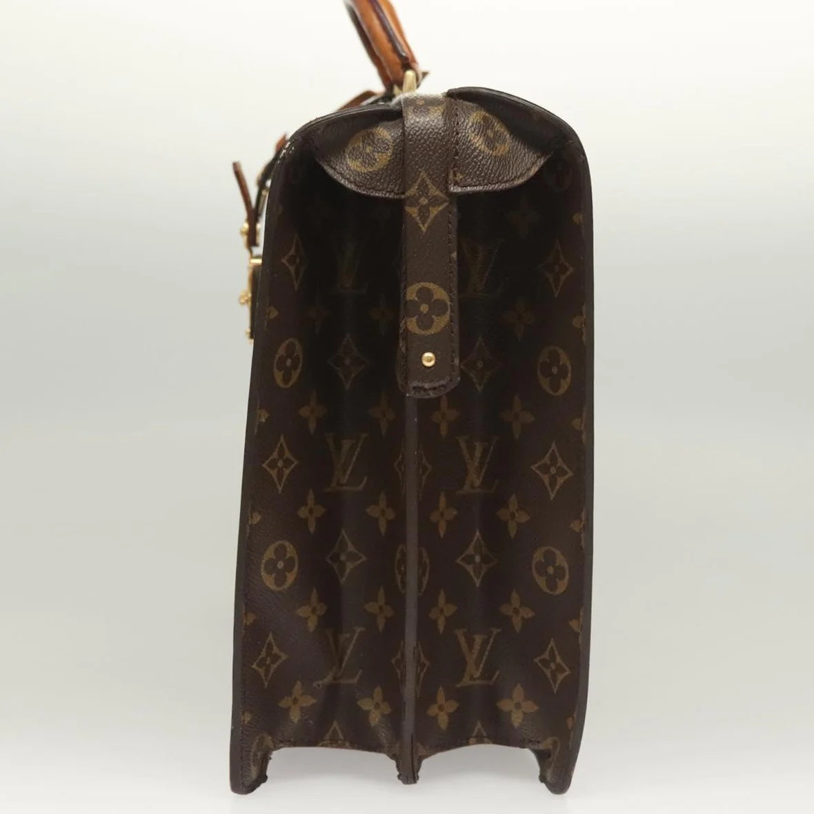 Preowned Authentic Louis Vuitton Monogram Serviette Fermoir Business Bag