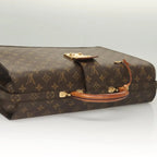 Preowned Authentic Louis Vuitton Monogram Serviette Fermoir Business Bag