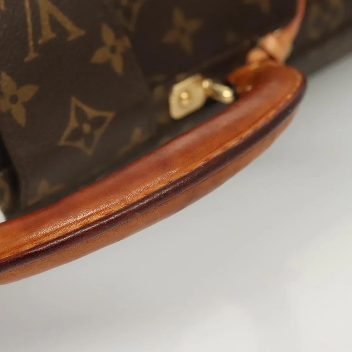 Preowned Authentic Louis Vuitton Monogram Serviette Fermoir Business Bag