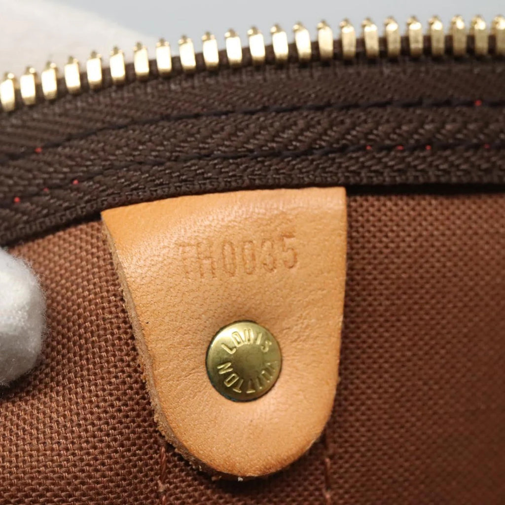 Preowned Authentic Louis Vuitton Monogram Cherry Keepall 45 Boston Bag