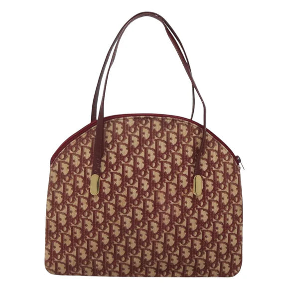 Preowned Authentic Christian Dior Trotter Canvas Shoulder Bag Condition Excellent / Never Worn