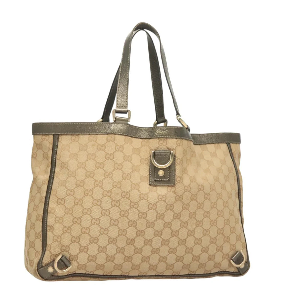 Preowned Authentic Gucci  Canvas Abbey Tote Bag