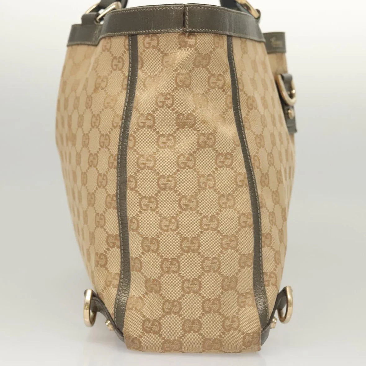 Preowned Authentic Gucci  Canvas Abbey Tote Bag