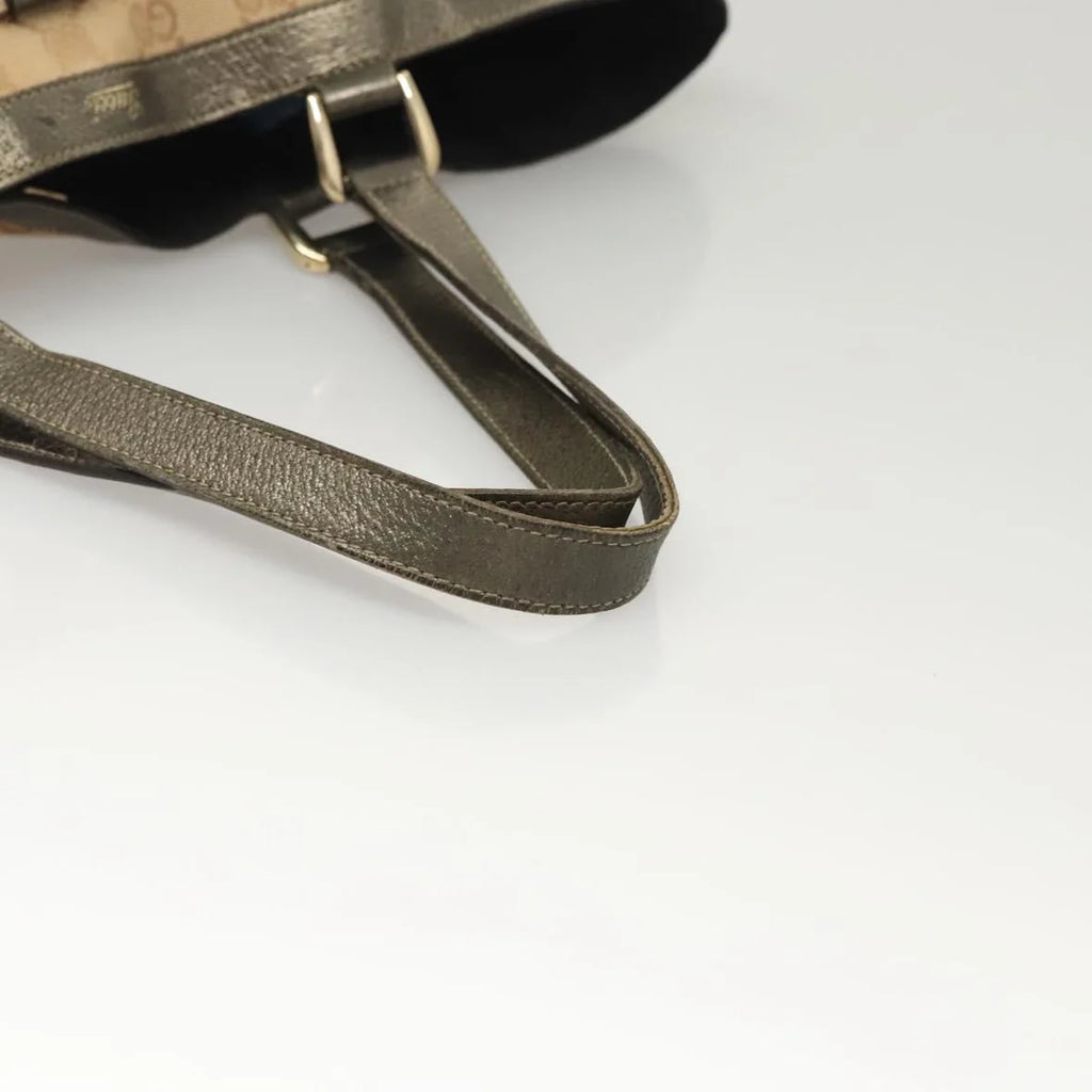 Preowned Authentic Gucci  Canvas Abbey Tote Bag