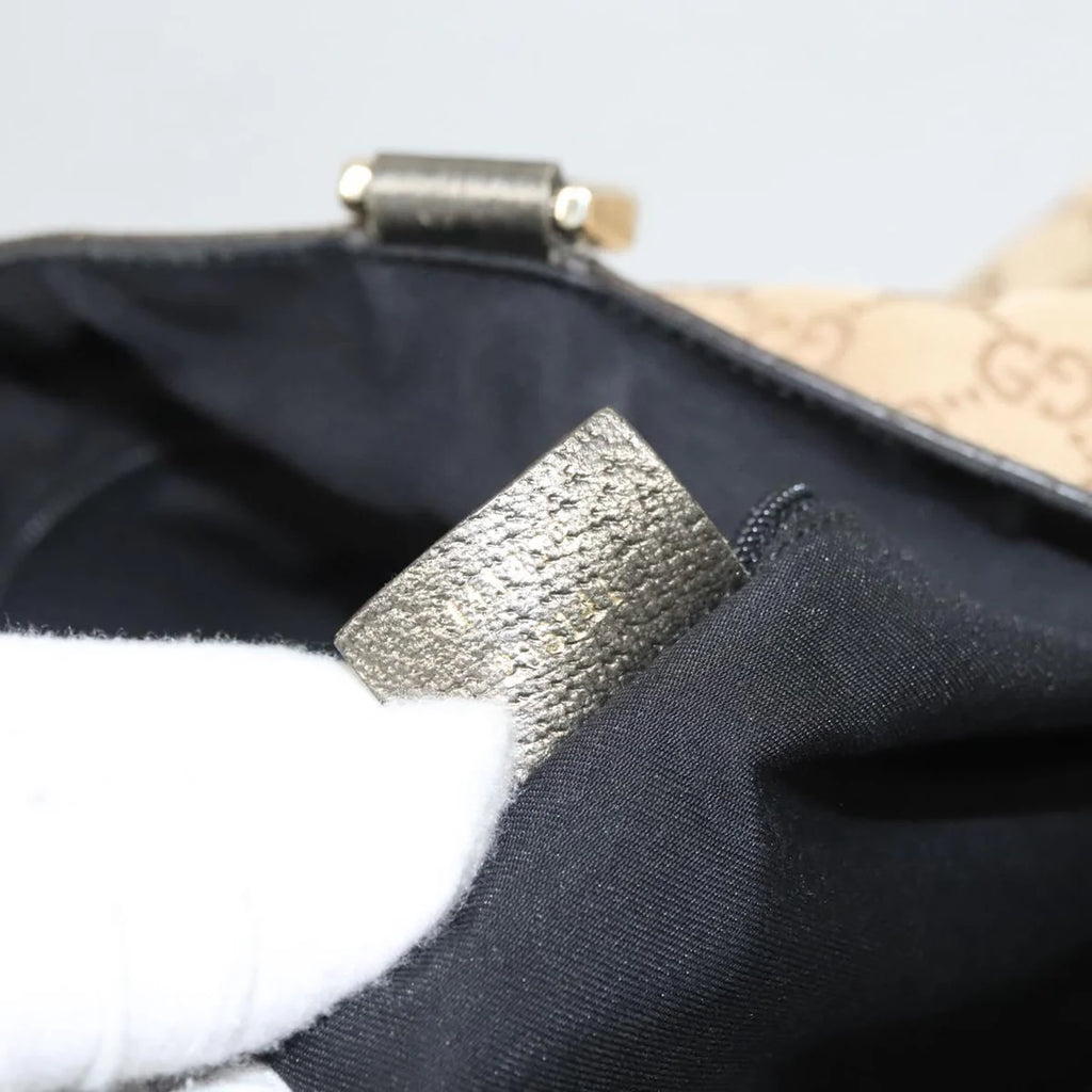 Preowned Authentic Gucci  Canvas Abbey Tote Bag