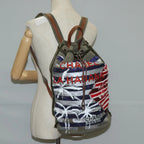 Preowned Authentic Chanel Canvas Backpack