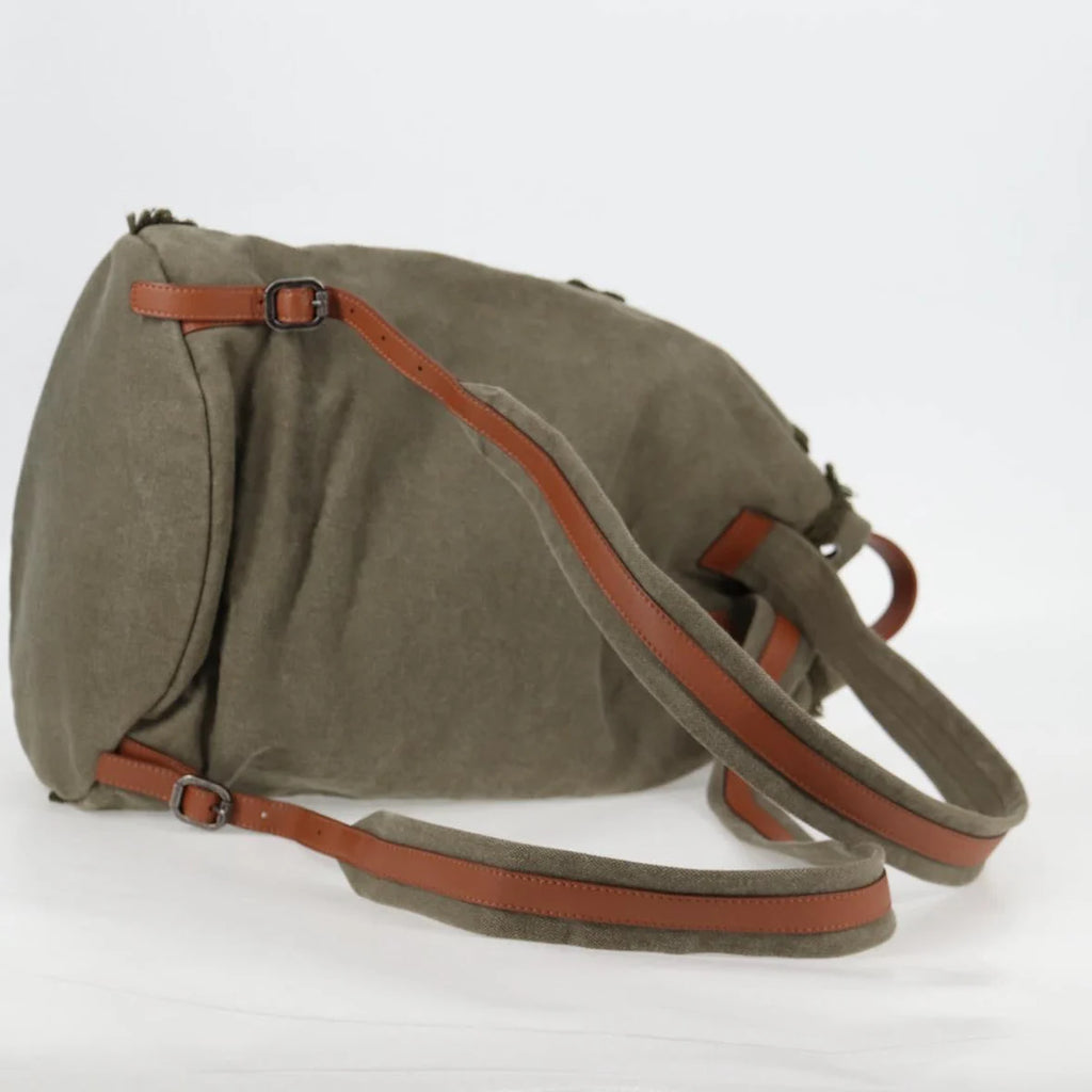 Preowned Authentic Chanel Canvas Backpack