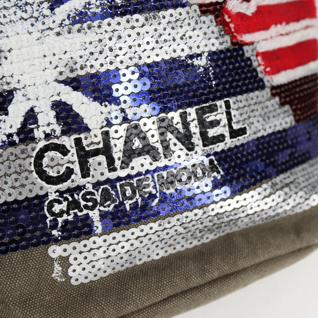 Preowned Authentic Chanel Canvas Backpack