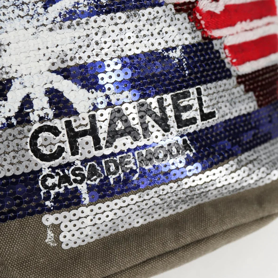 Preowned Authentic Chanel Canvas Backpack
