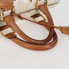 Preowned Authentic Louis Vuitton  Monogram Multicolor Speedy 30 Hand Bag White