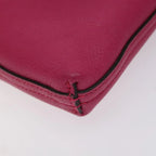 Preowned Authentic Gucci Clutch Bag Leather Pink Gold