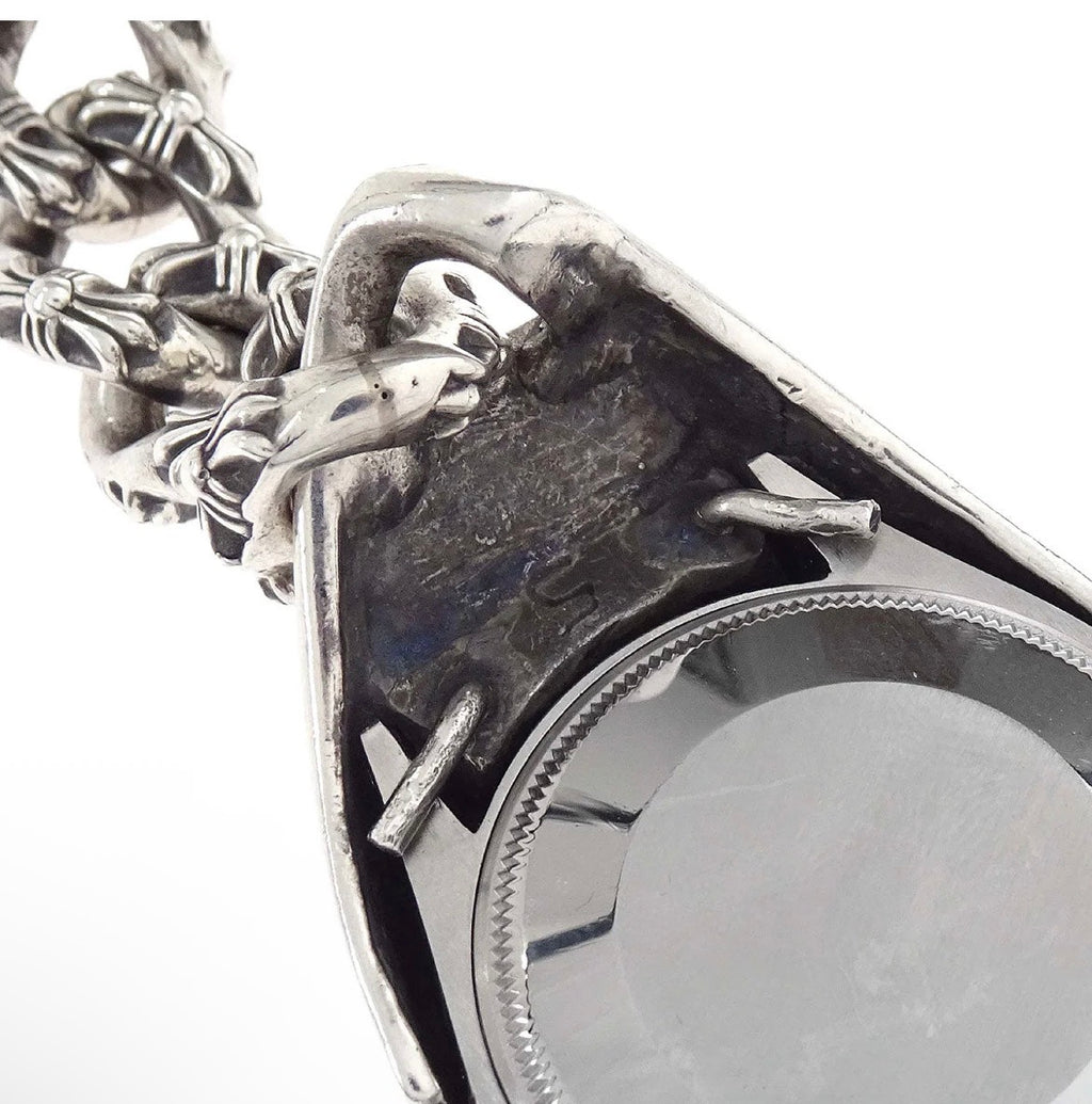 Authentic Preowned Chrome Hearts x Rolex Air-King 34mm Ref. 5500 Self-Winding Watch SV925