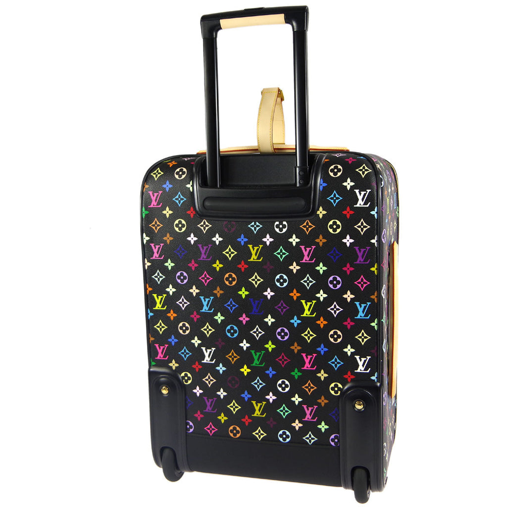 Authentic Preowned Louis Vuitton 2012 Black Monogram Multicolor Pegase 50