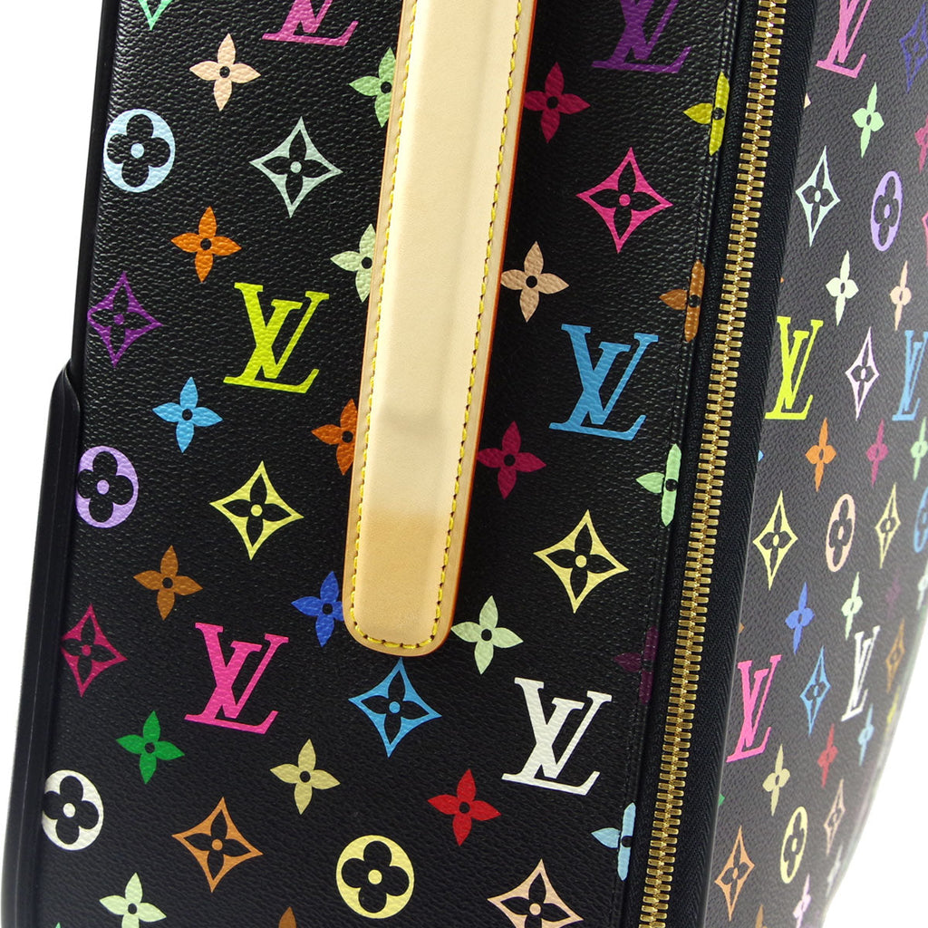 Authentic Preowned Louis Vuitton 2012 Black Monogram Multicolor Pegase 50