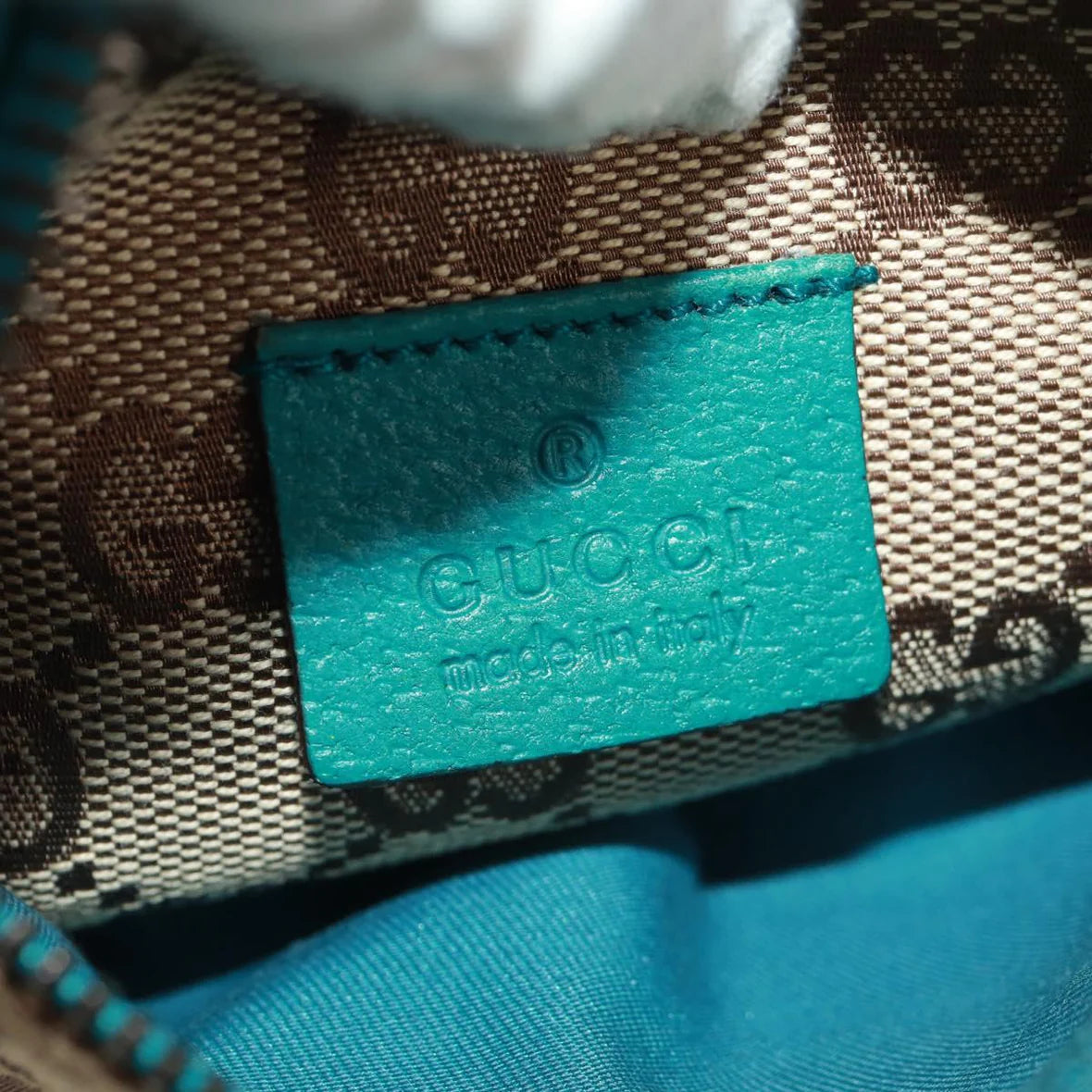 Preowned Authentic Gucci Canvas Waist Bag