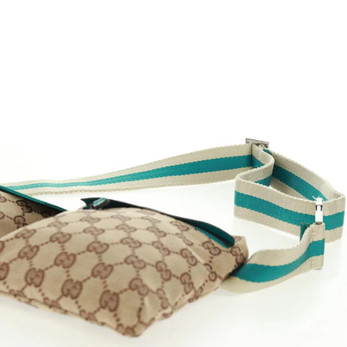 Preowned Authentic Gucci Canvas Waist Bag