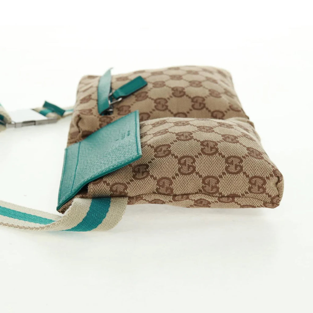 Preowned Authentic Gucci Canvas Waist Bag