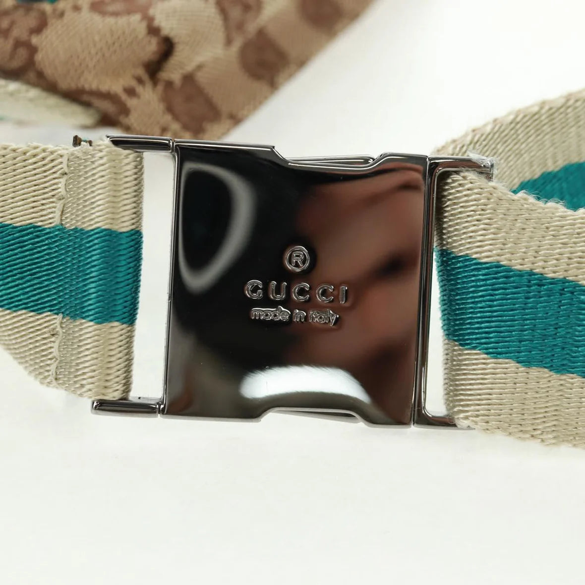 Preowned Authentic Gucci Canvas Waist Bag