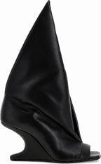 Authentic Rick Owens Black Cantilever 8 Strutter’ Sandals