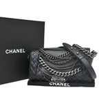 Authentic Preowned Chanel Boy Flap Bag Enchained Lambskin