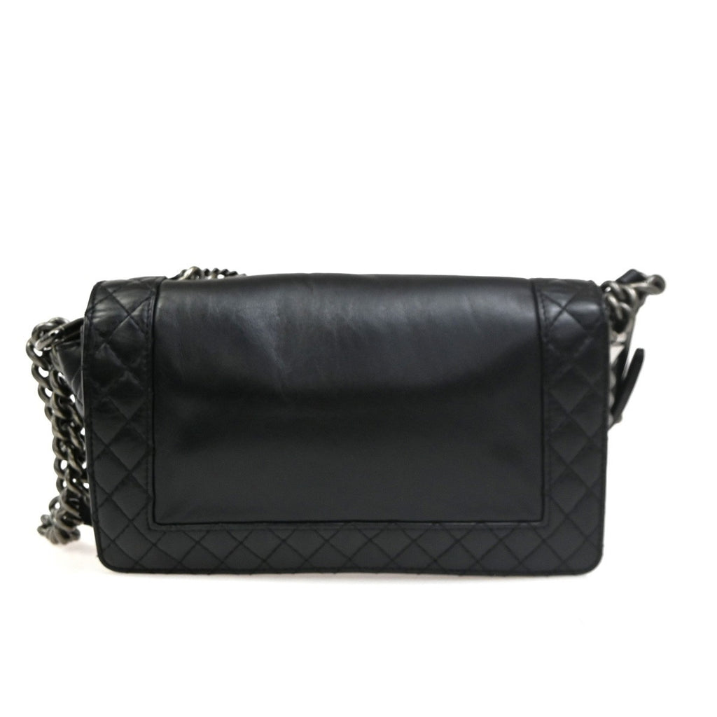 Authentic Preowned Chanel Boy Flap Bag Enchained Lambskin