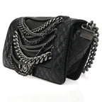 Authentic Preowned Chanel Boy Flap Bag Enchained Lambskin