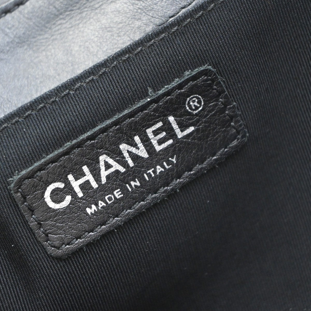 Authentic Preowned Chanel Boy Flap Bag Enchained Lambskin