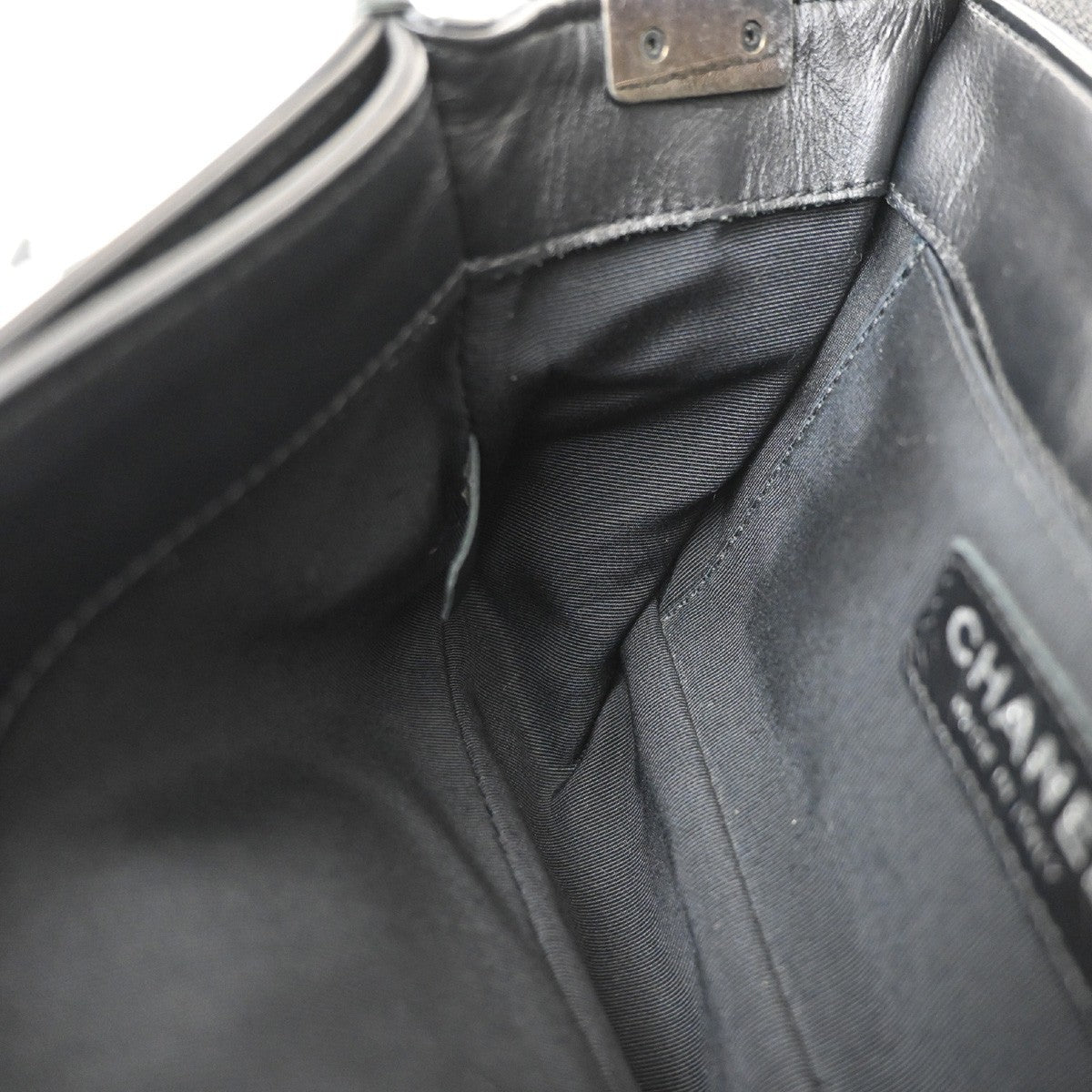 Authentic Preowned Chanel Boy Flap Bag Enchained Lambskin