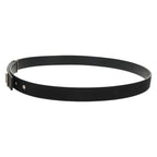 Preowned Authentic CHANEL Belt Leather 35.8 Black