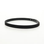 Preowned Authentic CHANEL Belt Leather 35.8 Black