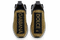 Authentic Grade Excellent Dolce & Gabbana Preowned Gold Rhinestone Sorrento Sneakers