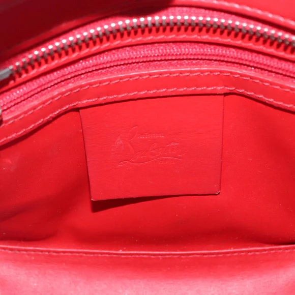 Authentic Preowned Christian Louboutin Paloma S Mini Hand Bag Leather 2way White Silver