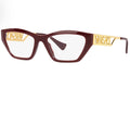Authentic Preowned Versace Bordeaux Cat Eye Eyeglasses Grade Excellence