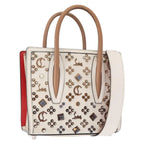 Authentic Preowned Christian Louboutin Paloma S Mini Hand Bag Leather 2way White Silver