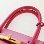 Preowned Authentic Hermes Birkin 30 Bag Leather SPO Gold Rose Confetti x Rose Tyrian