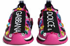 Authentic Dolce & Gabbana Pink Sorrento Crystal Low Top Sneakers  Never Worn, Excellent Condition