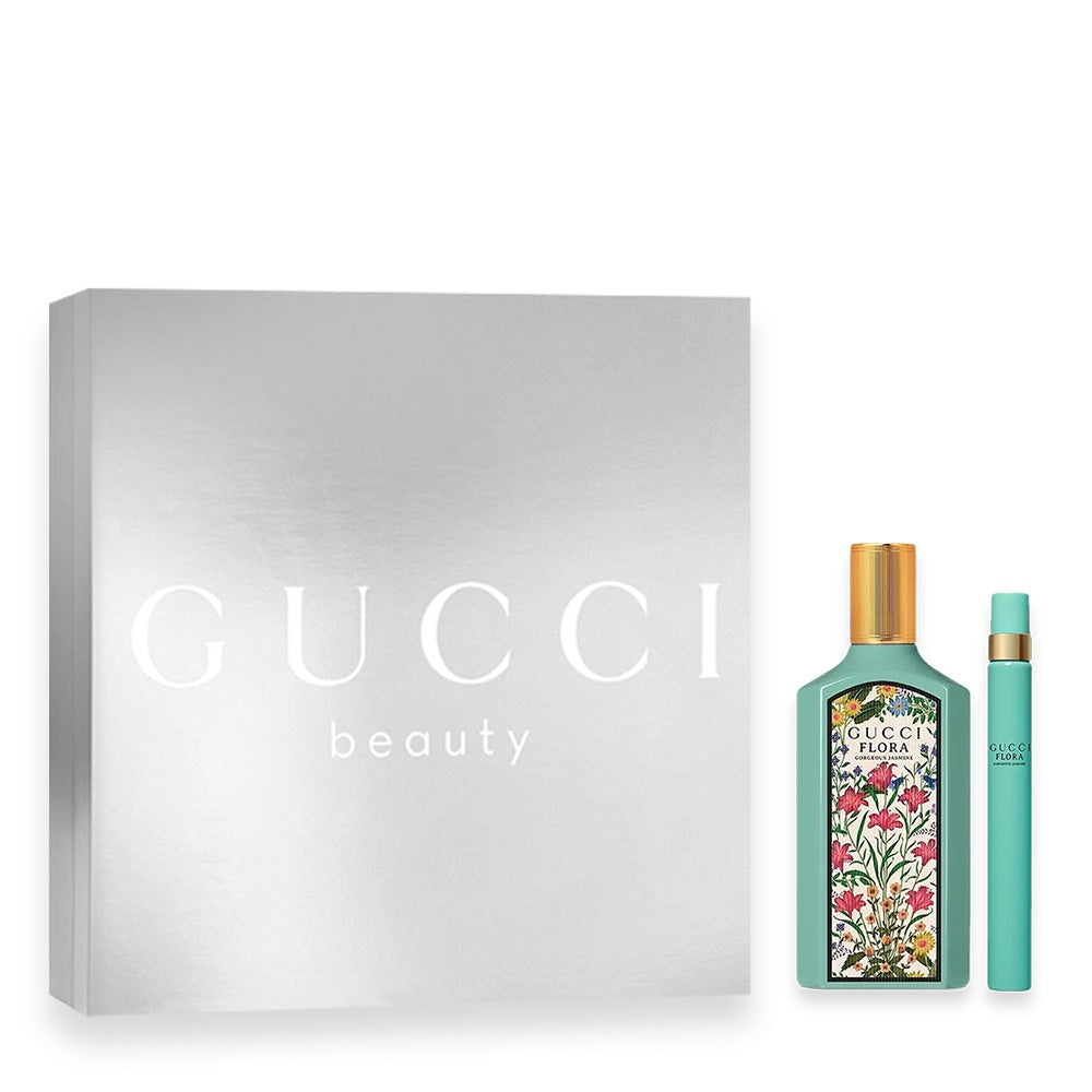 Authentic Gucci Flora Gorgeous Jasmine 1.6 oz Gift Set
