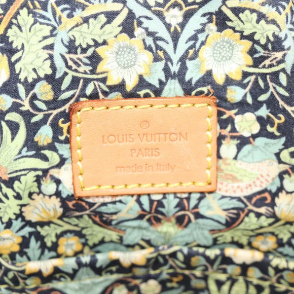 Preownwed Authetic Louis Vuitton Monogram Denim Patchwork Bowery Tote Bag Blue M95376 Auth 136291SAV