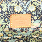 Preownwed Authetic Louis Vuitton Monogram Denim Patchwork Bowery Tote Bag Blue M95376 Auth 136291SAV