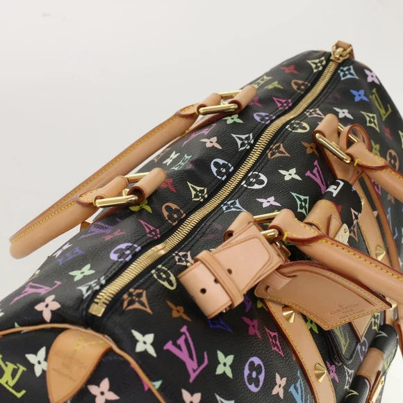 Preowned Authentic Louis Vuitton Monogram Multicolor Keepall 45 Boston Bag