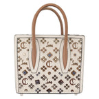 Authentic Preowned Christian Louboutin Paloma S Mini Hand Bag Leather 2way White Silver