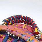 Preowned Authentic Chanel Matelasse Backpack Nylon Multicolor Silver