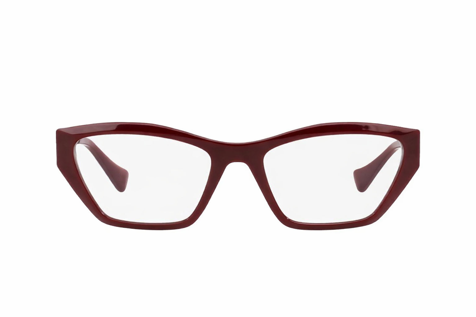 Authentic Preowned Versace Bordeaux Cat Eye Eyeglasses Grade Excellence