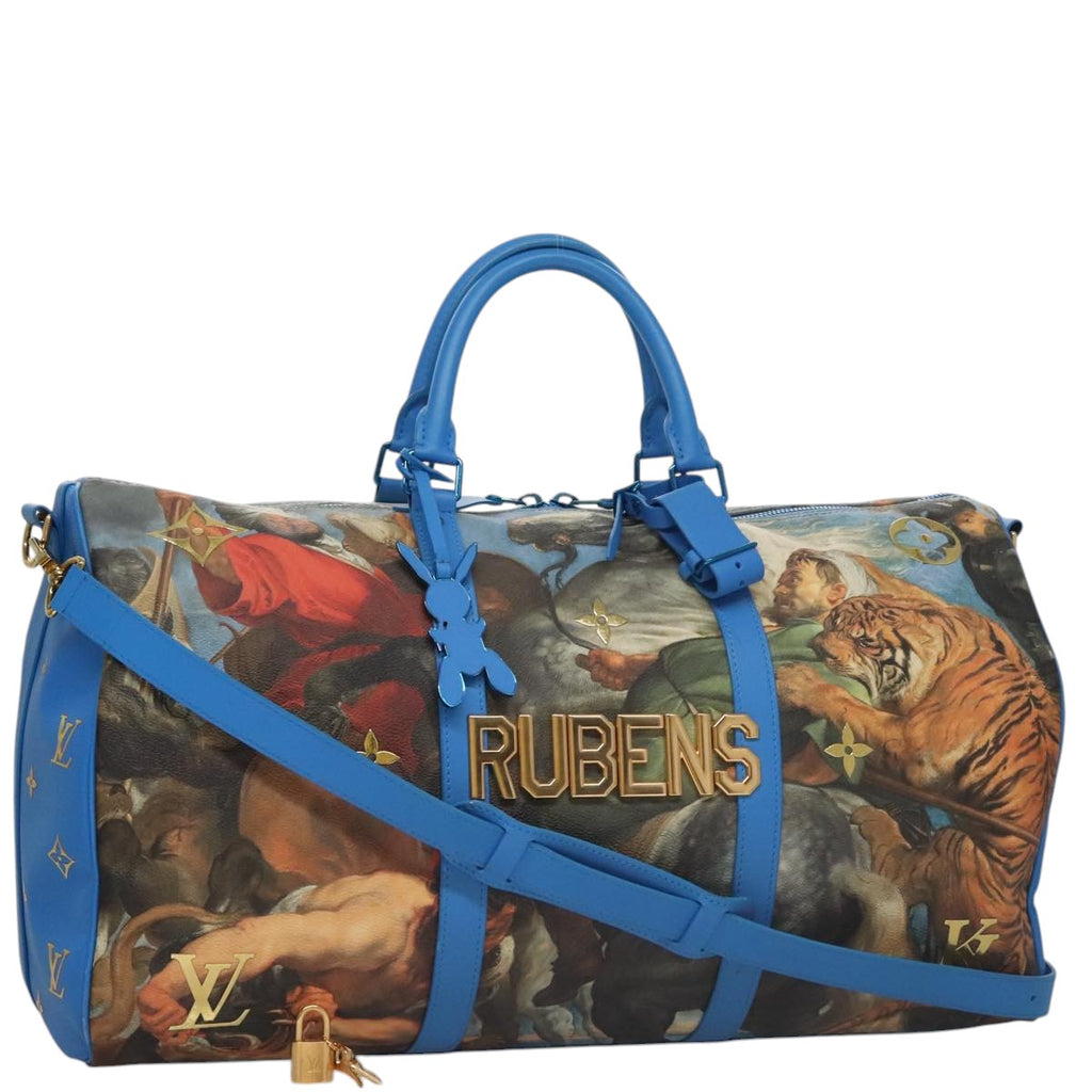 Authentic Preowned Louis Vuitton Masters Collection Keepall Bandouliere 50 Bag
